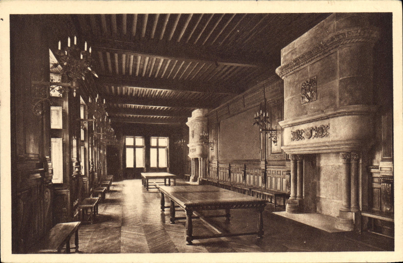 CPA Chateau de Grignan Drome Galerie des Adhemar 