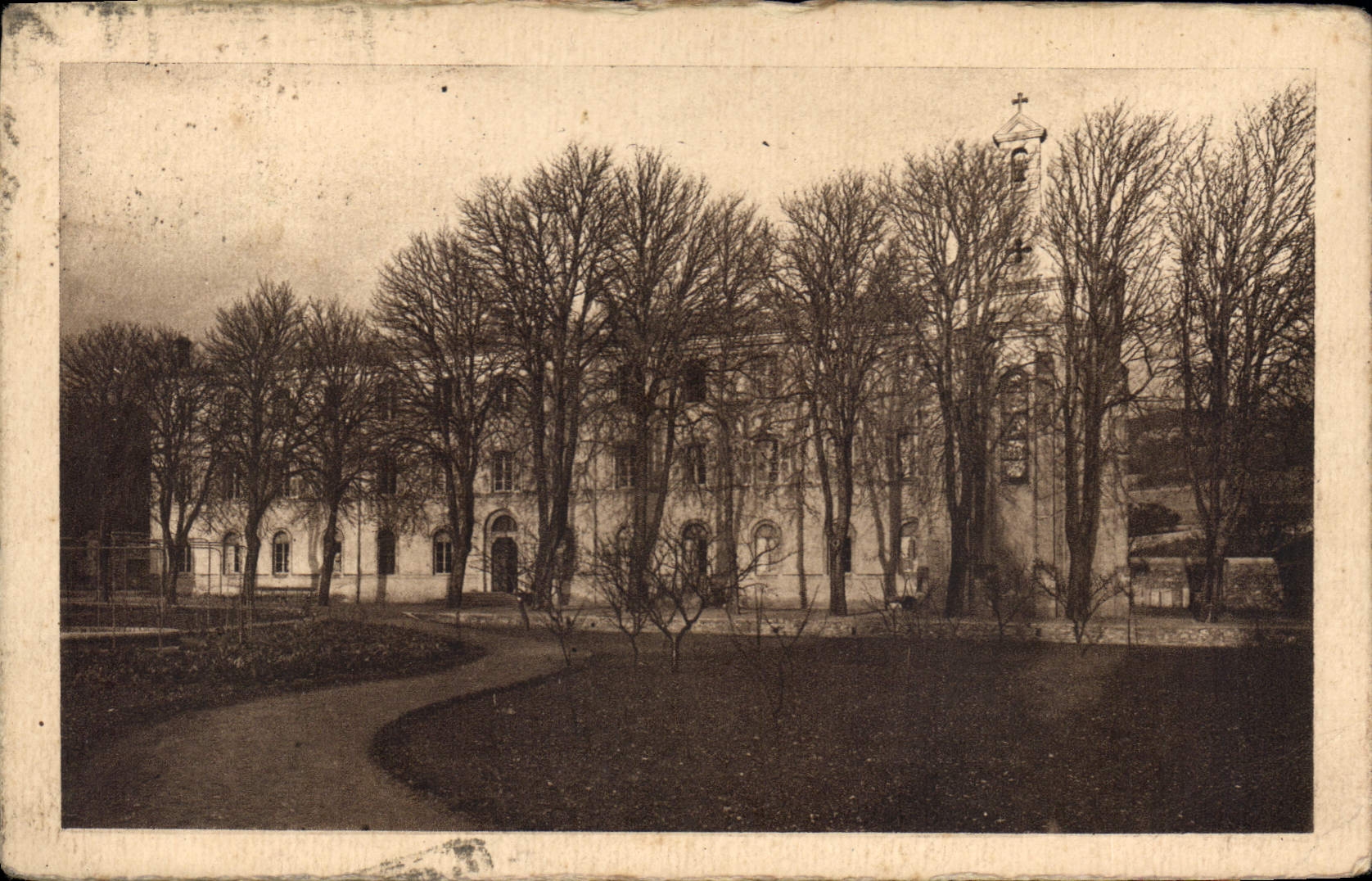 CPA Abbaye de N D d'Aiguebelle par Grignan Drome l'Hotellerie