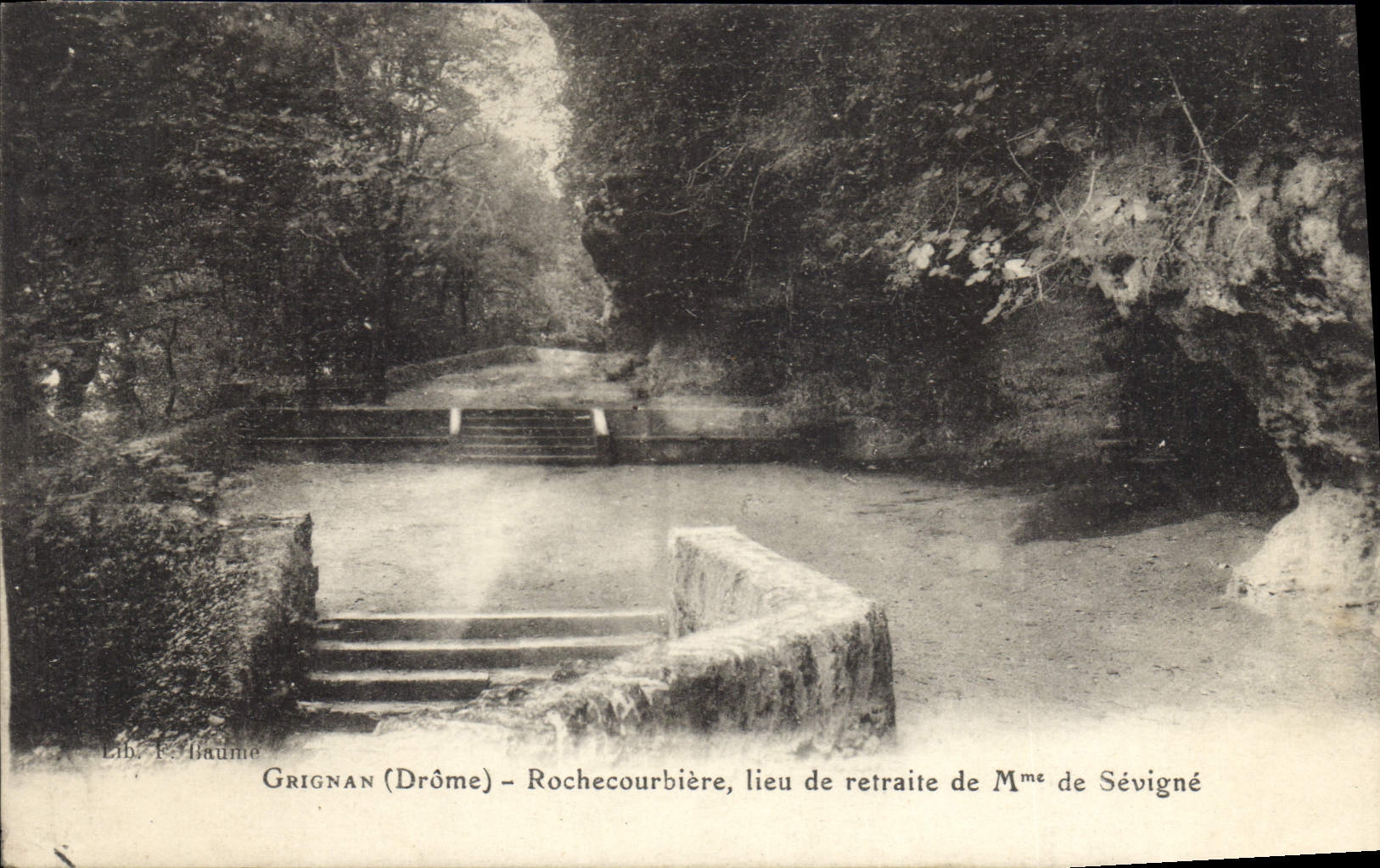 CPA Grignan Drome Rochecourbiere lieu de retraite de Mme de Sevigne