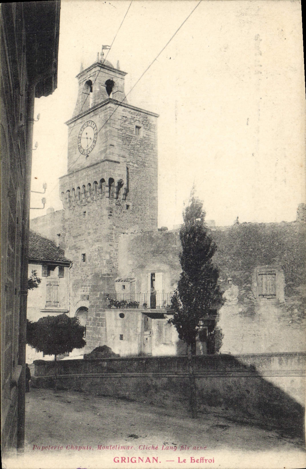CPA Grignan le Beffroi 