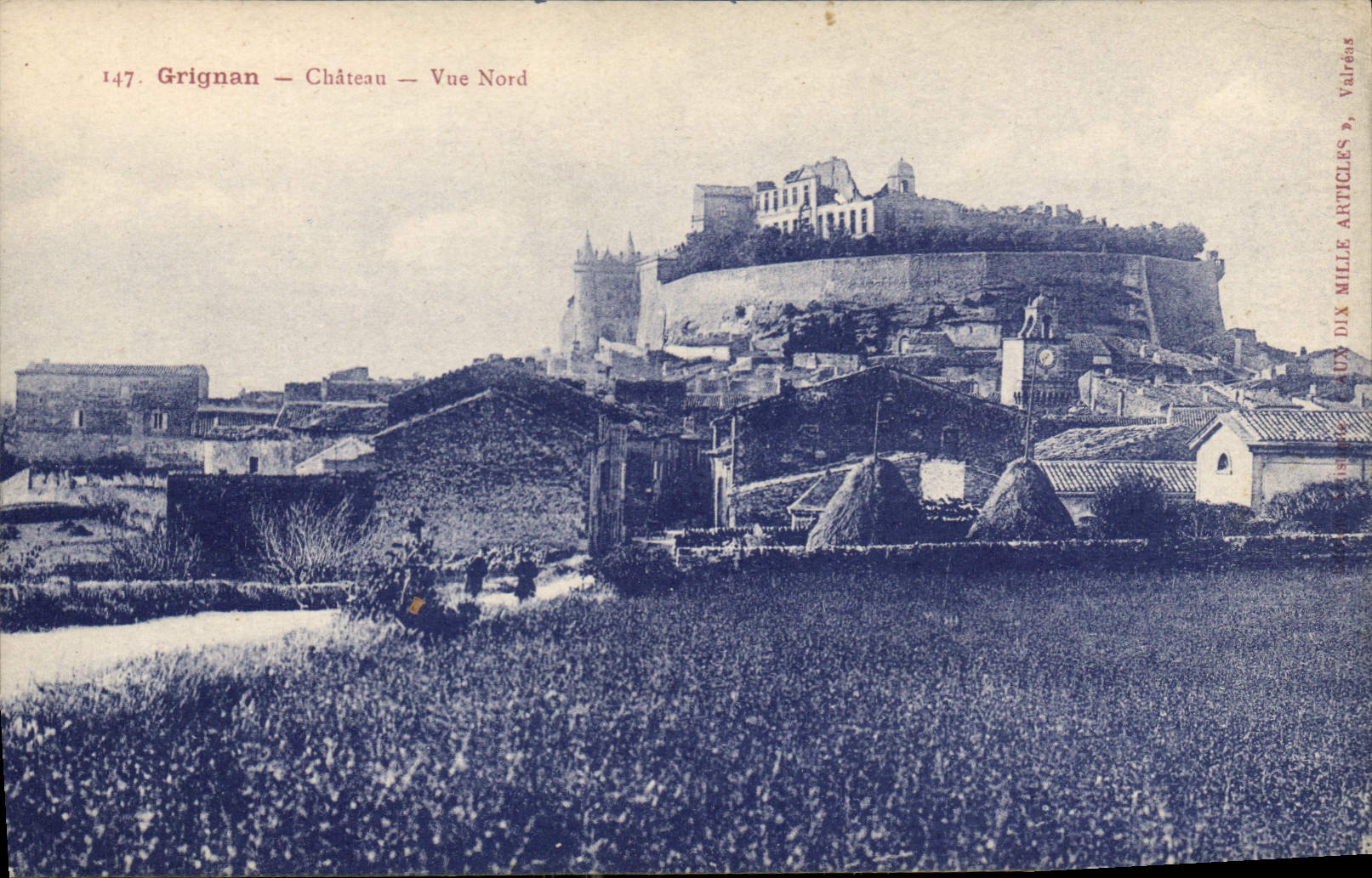 CPA Grignan chateau vue Nord 
