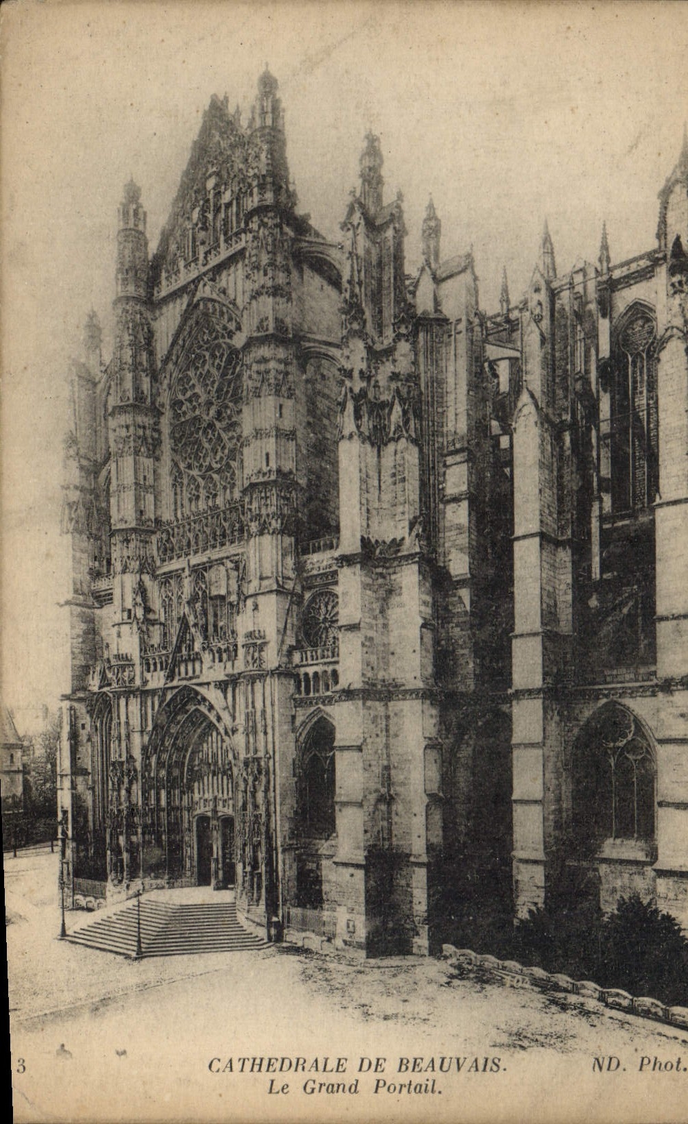 CPA Cathedrale du Beauvais Le Grand Portail