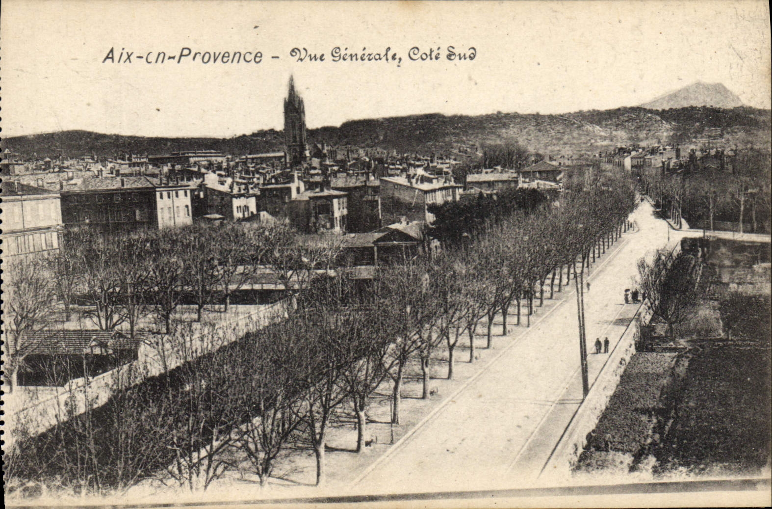 CPA Aix en Provence Vue Generale Cote Sud 