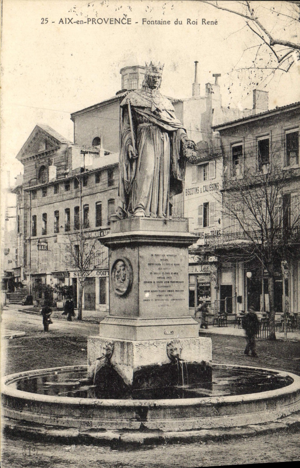 CPA Aix en Provence Fontaine du Roi Rene 