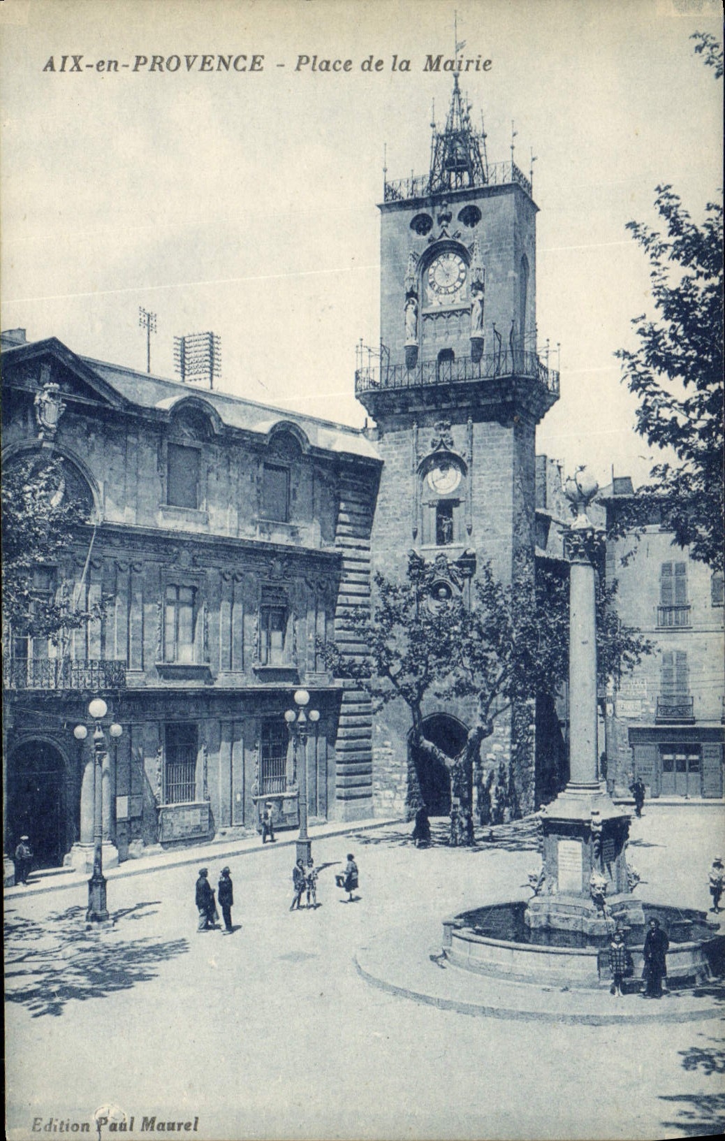 CPA Aix en Provence Place de la Mairie 
