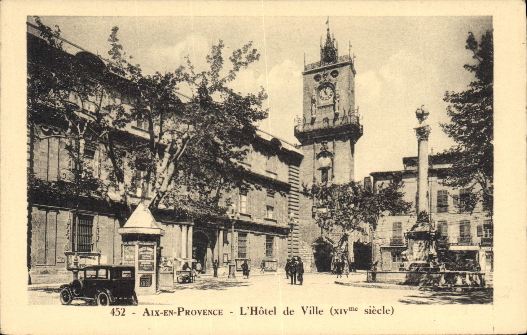 CPA Aix en Provence l'Hotel de Ville 