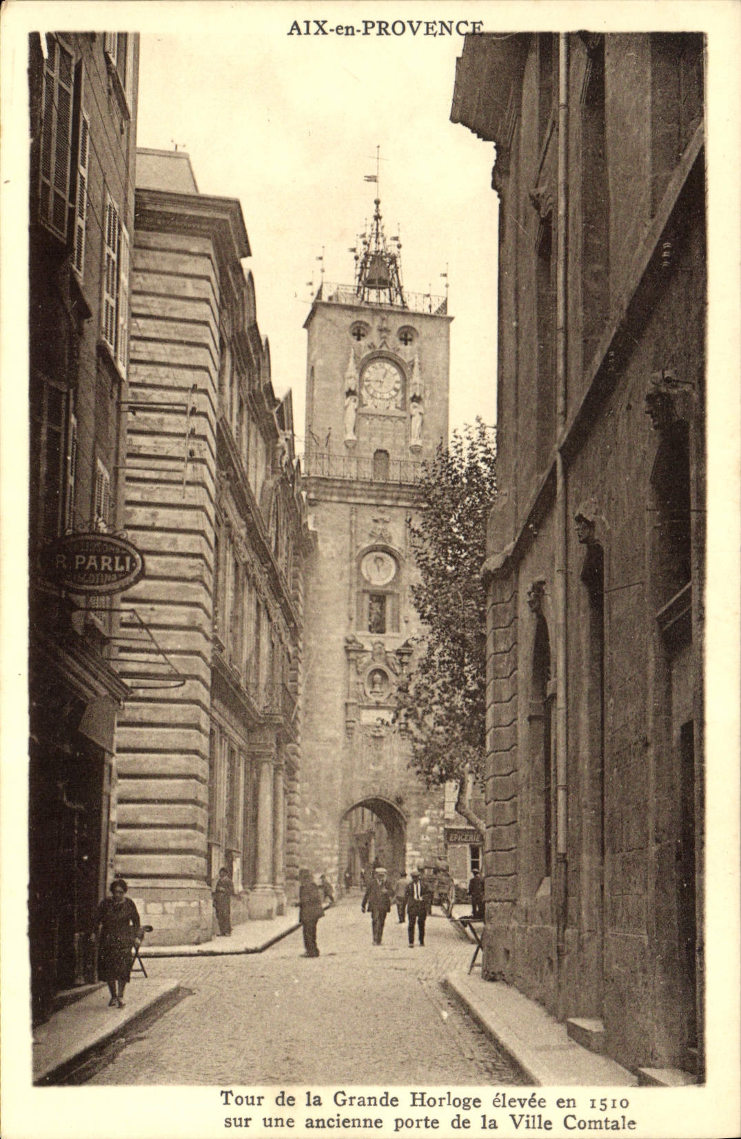 CPA Aix en Provence Tour de la Grande Horloge clevre Ville Comtale 