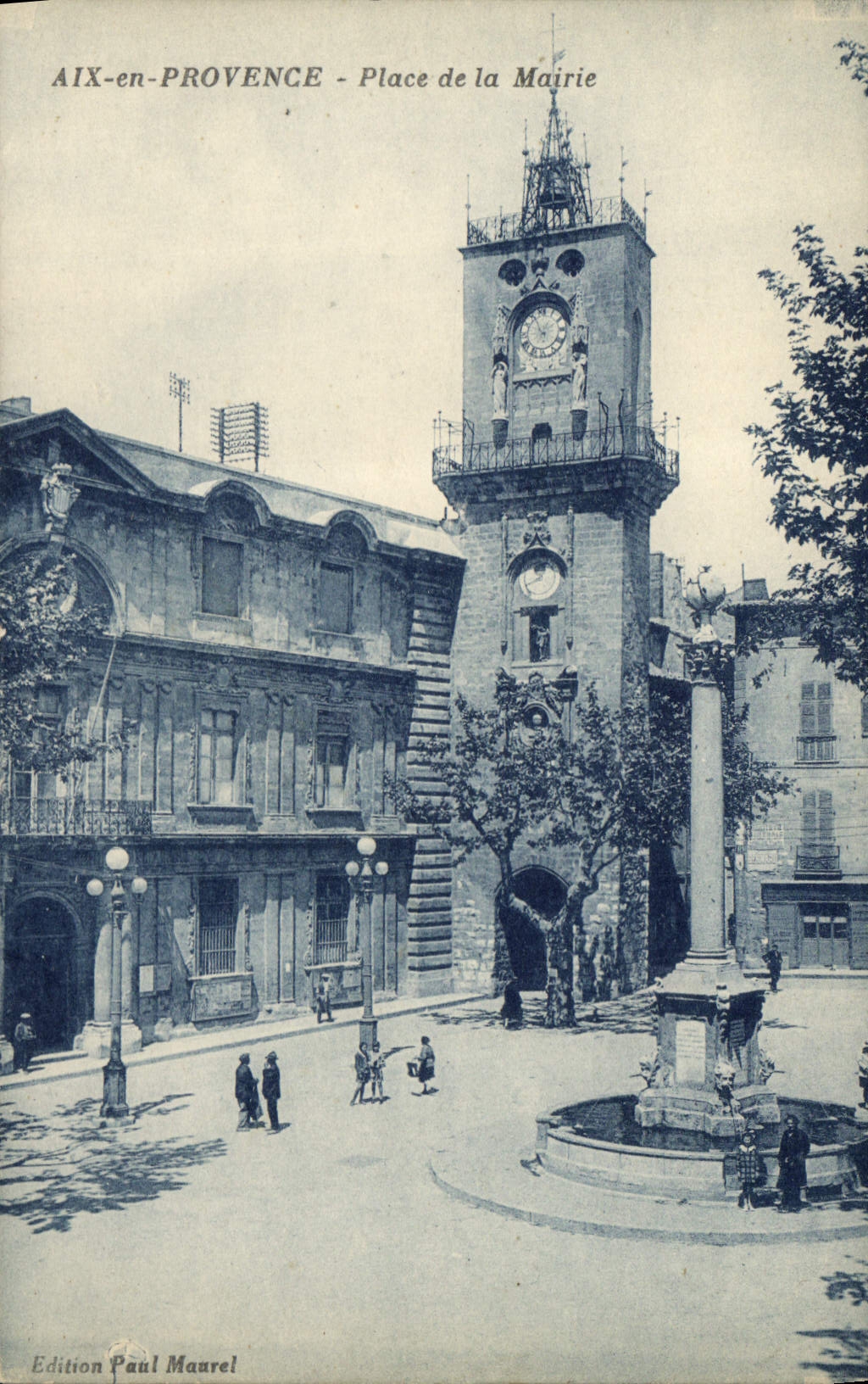 CPA Aix en Provence Place de la Mairie 