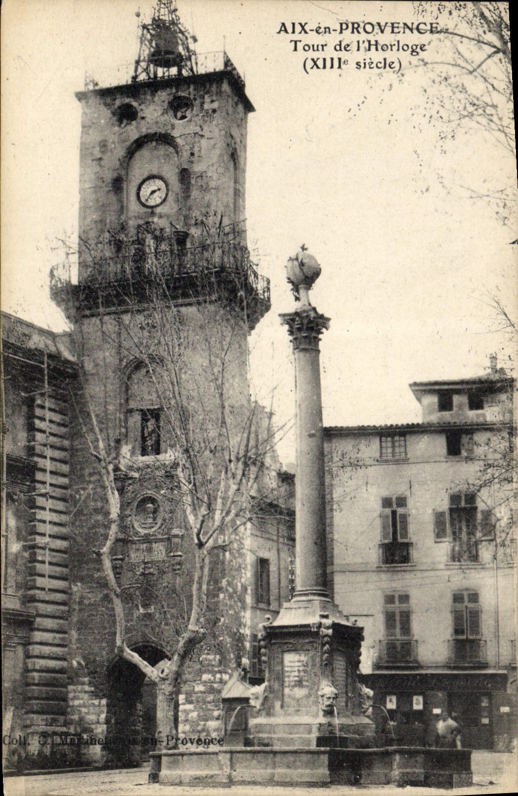 CPA Aix en Provence Tour de l'Horloge 