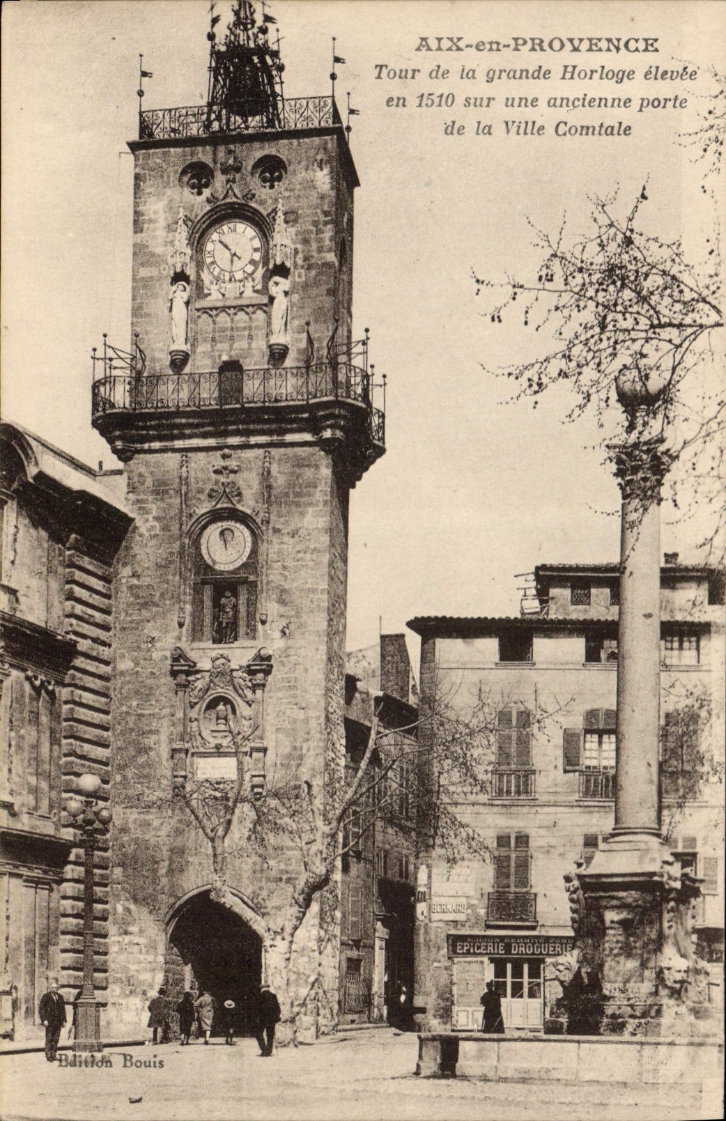 CPA Aix en Provence Tour de la grande Horloge clevre sur une ancienne porte de la Ville Comtale
