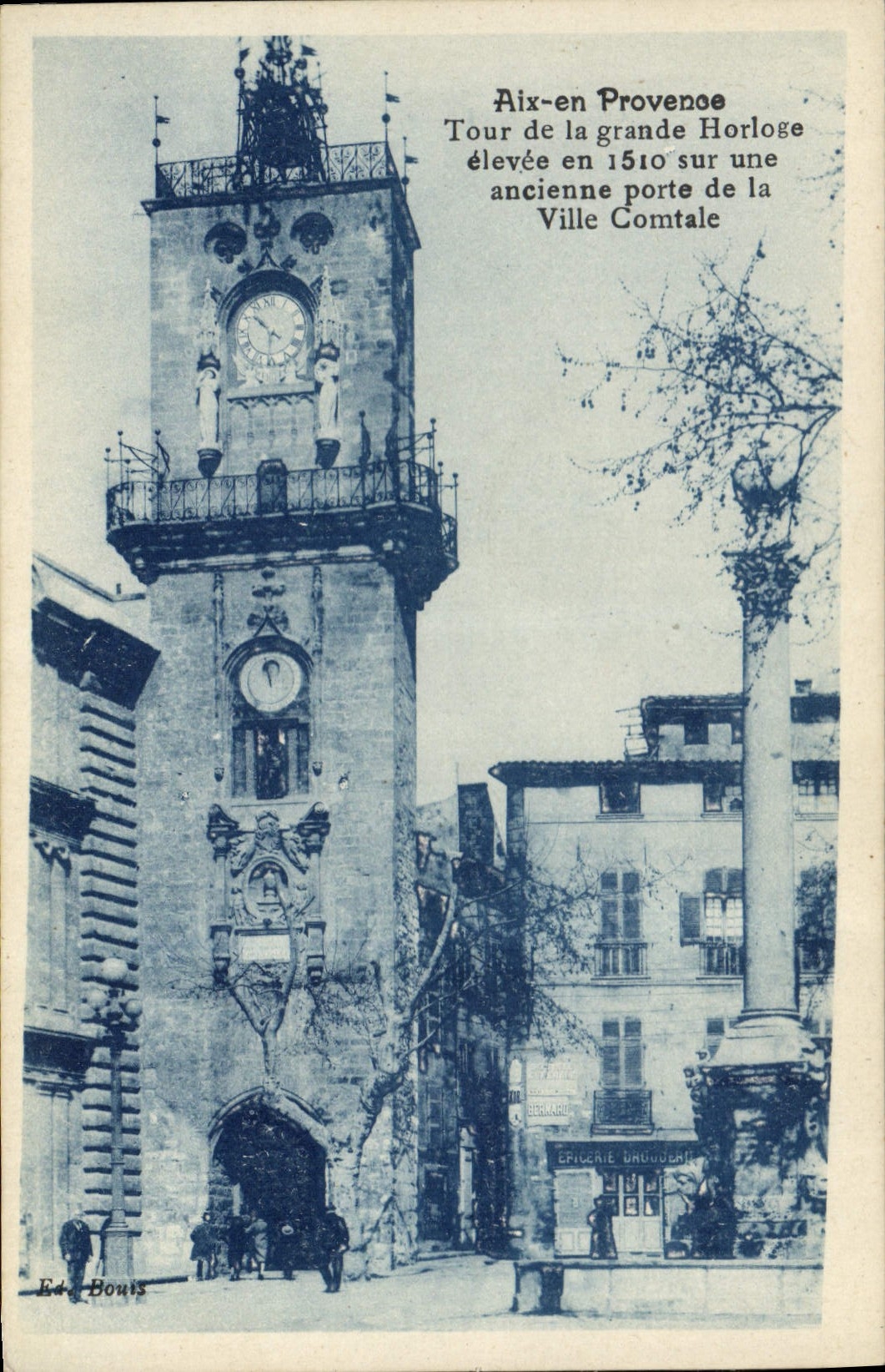 CPA Aix en Provence Tour de la grande Horloge ancienne porte de la Ville Comtale