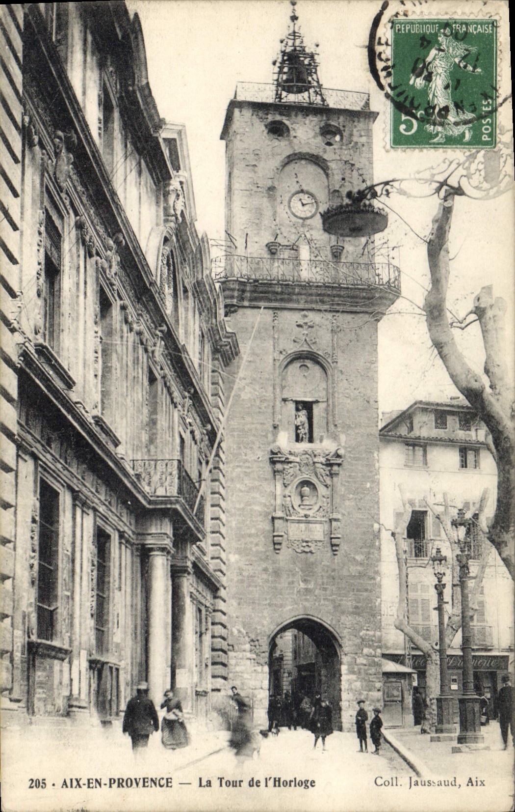 CPA Aix en Provence La Tour de l'Horloge 