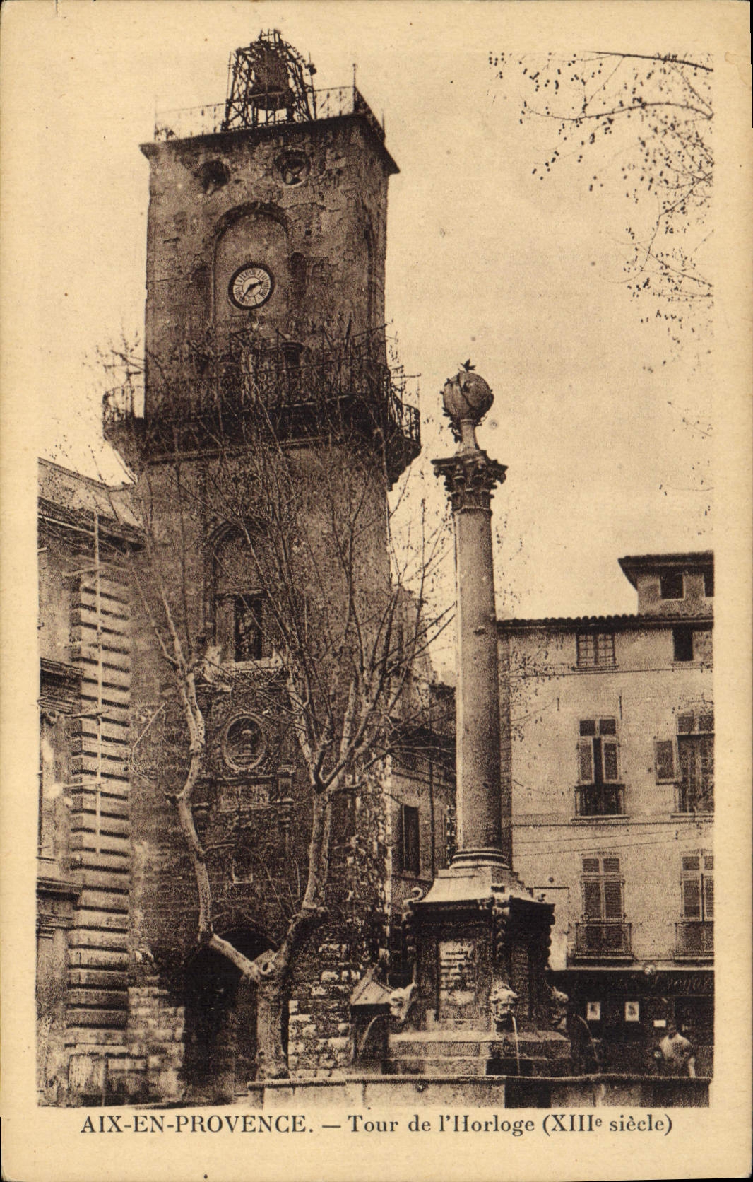 CPA Aix en Provence Tour de l'Horloge