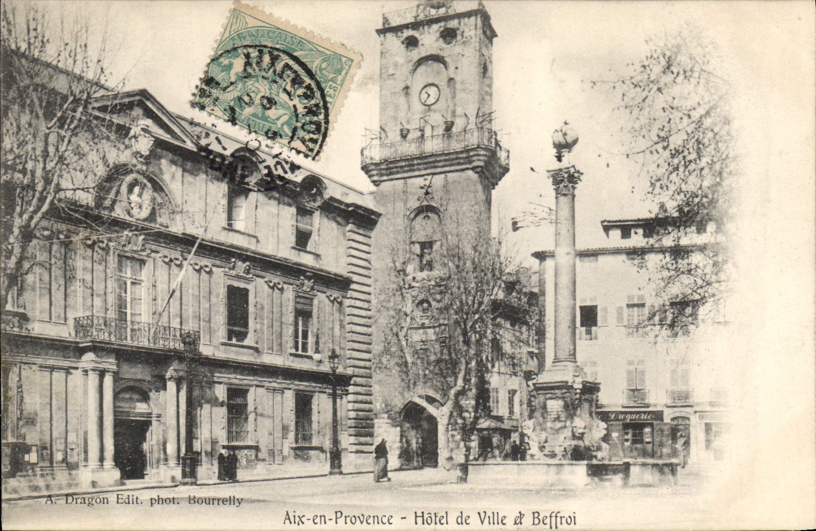 CPA Aix en Provence Hotel de Ville & Beffroi 