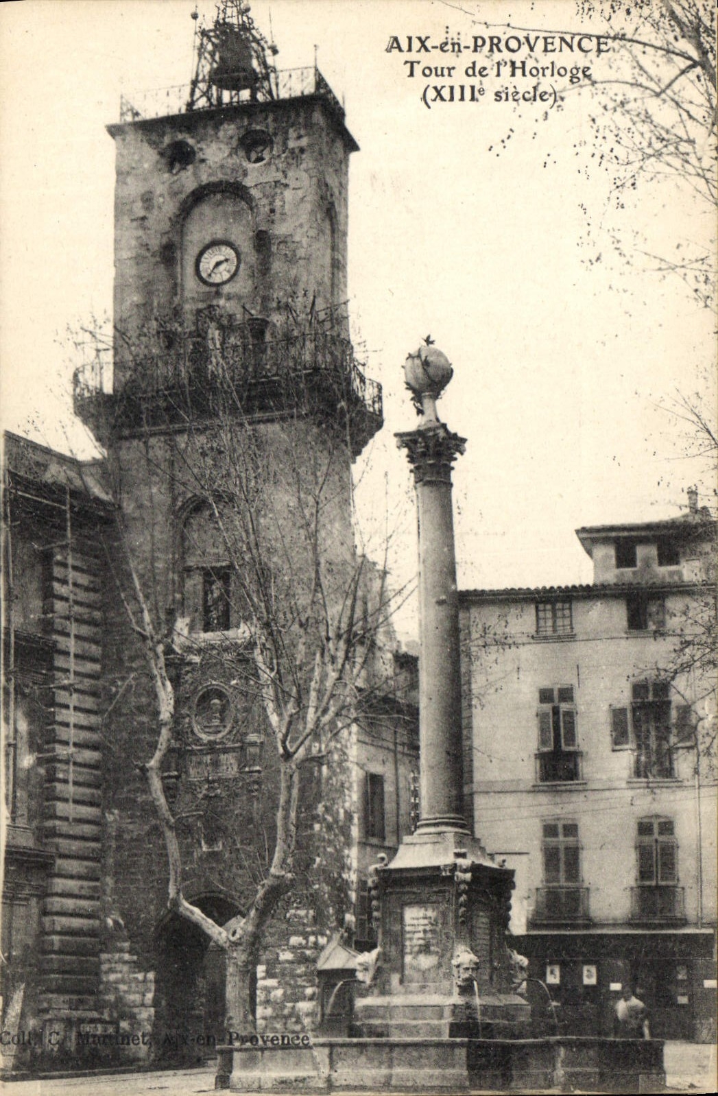 CPA Aix en Provence Tour de l'Horloge