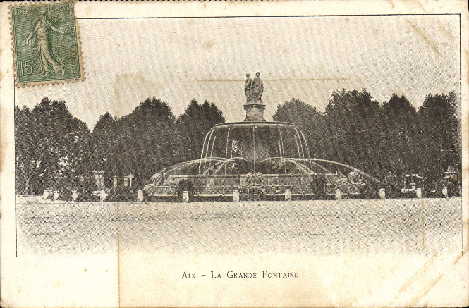 CPA Aix La Grande Fontaine 