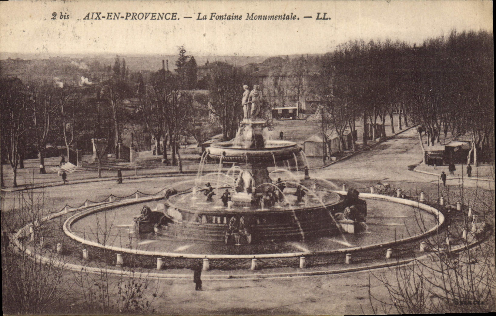 CPA Aix en Provence La Fontaine monumentale