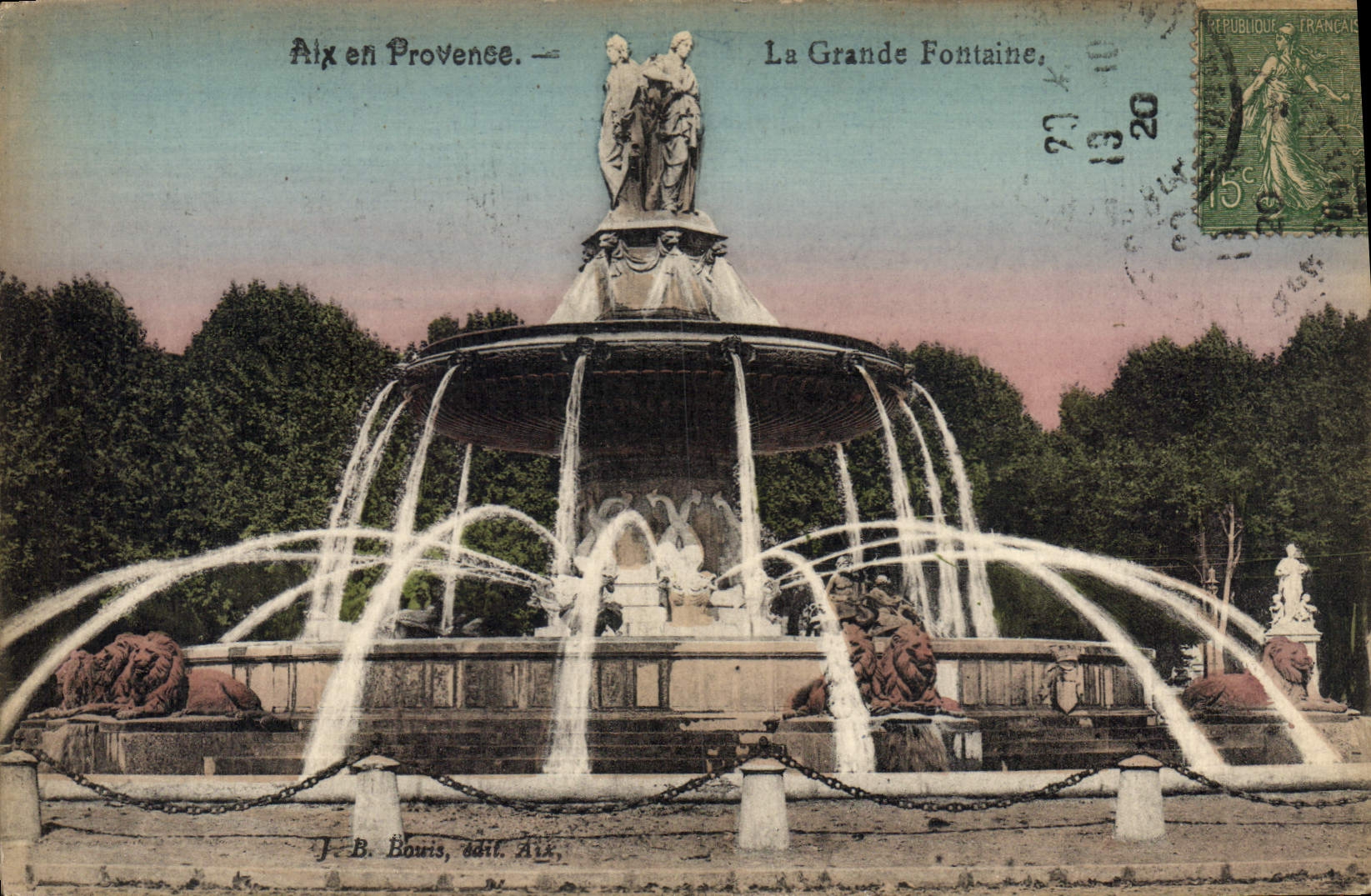 CPA Aix en Provence La Grande Fontaine 
