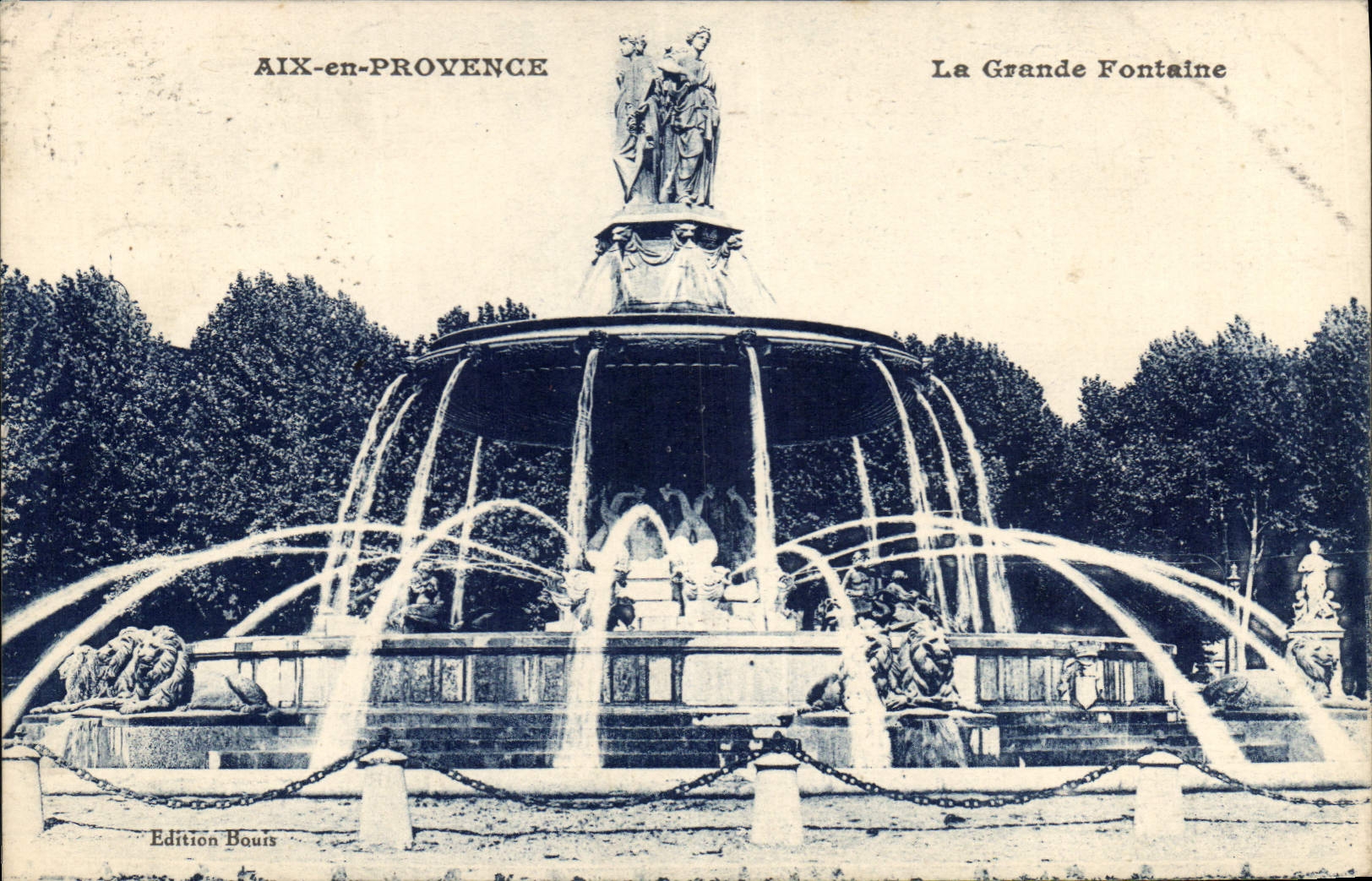 CPA Aix en Provence La Grande Fontaine 