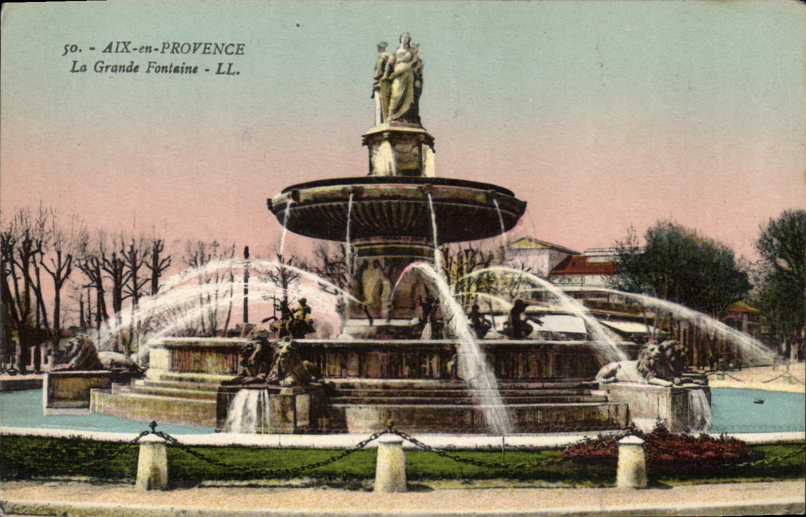 CPA Aix en Provence La Grande Fontaine 