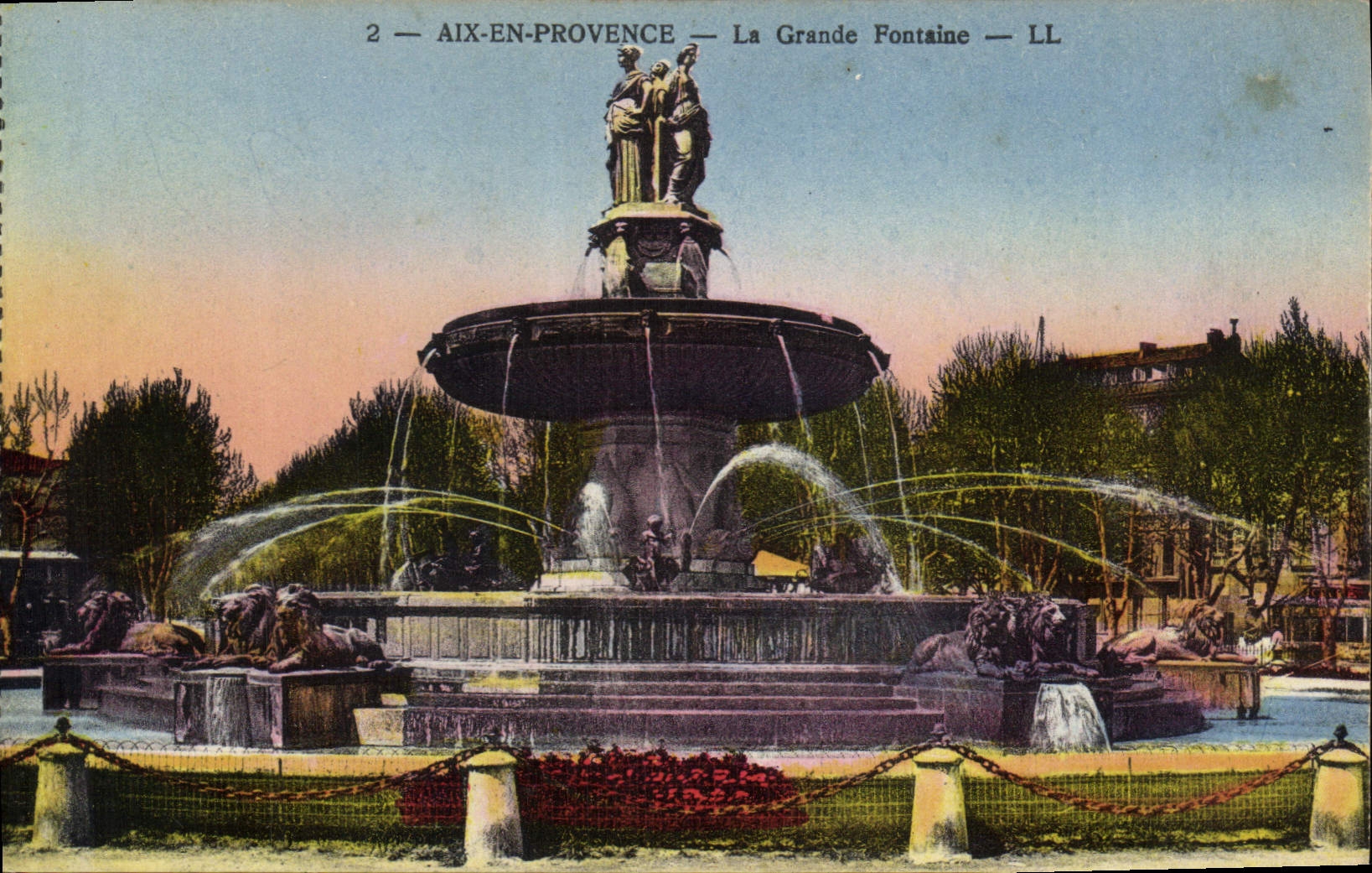 CPA Aix en Provence La Grande Fontaine 