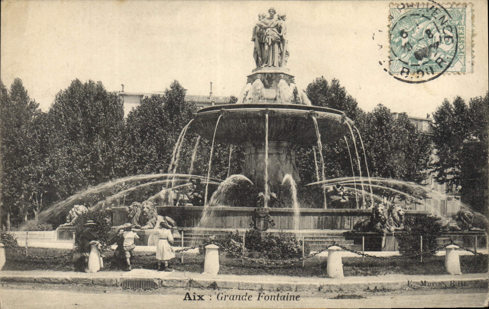 CPA Aix Grande Fontaine 