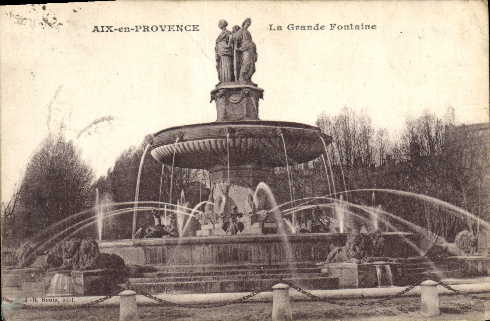 CPA Aix en Provence La Grande Fontaine 
