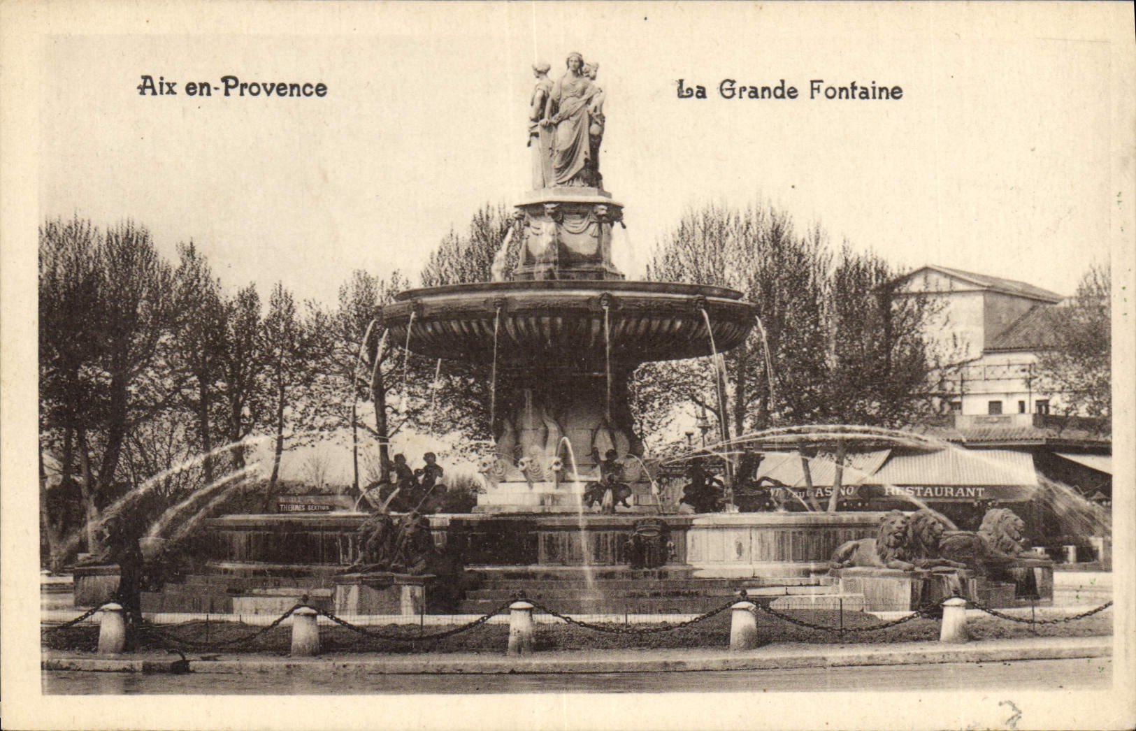 CPA Aix en Provence La Grande Fontaine 