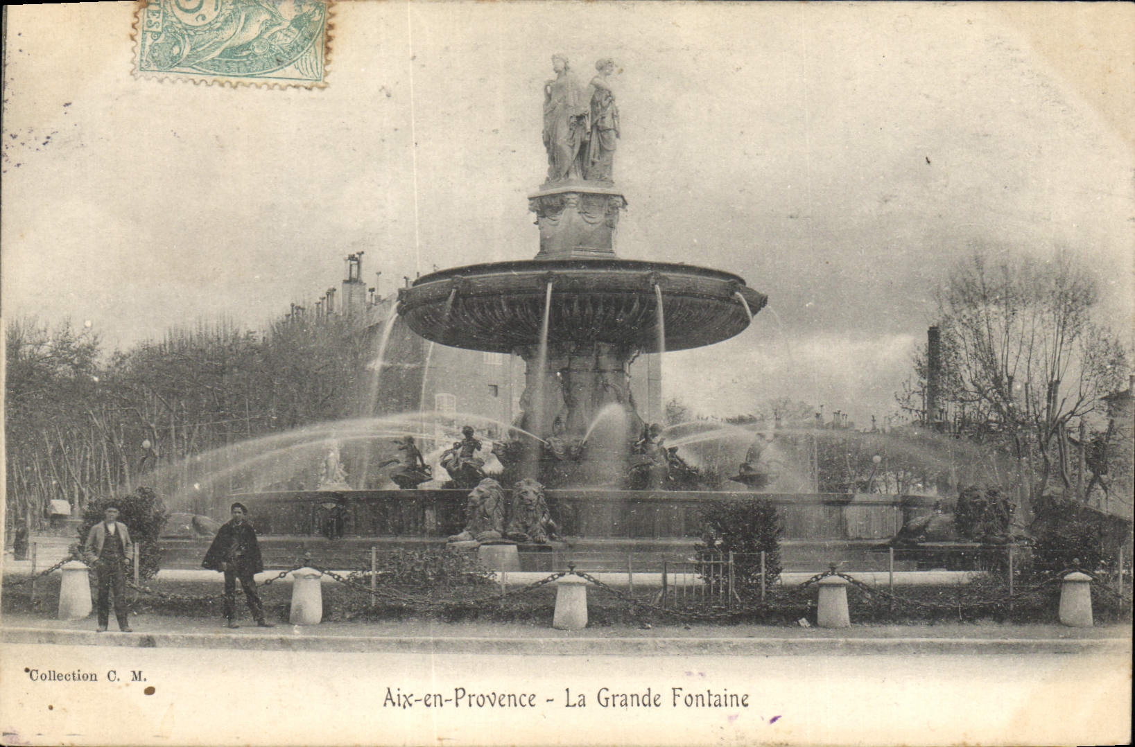CPA Aix en Provence La Grande Fontaine 