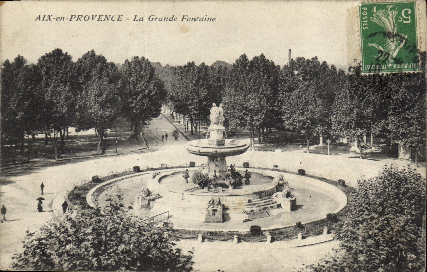 CPA Aix en Provence La Grande Fontaine 