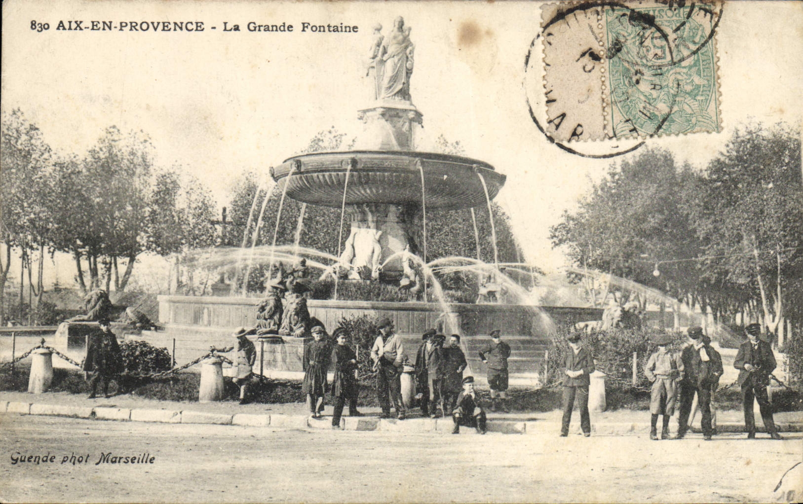 CPA Aix en Provence La Grande Fontaine 