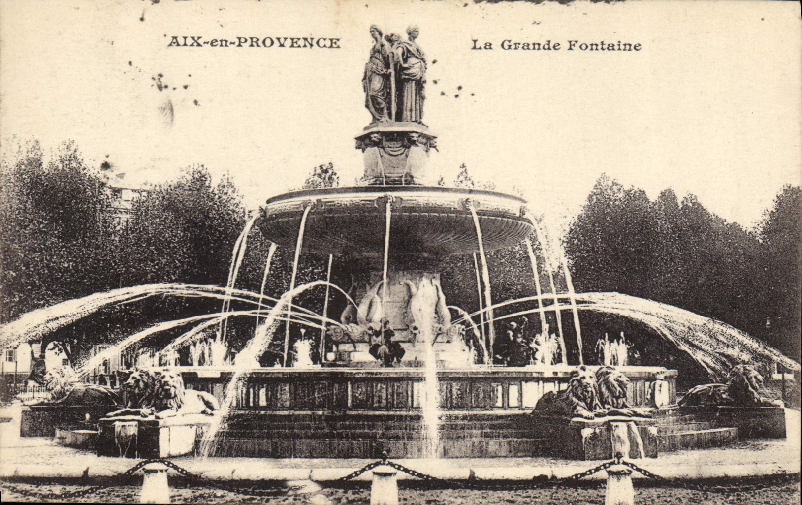 CPA Aix en Provence La Grande Fontaine 