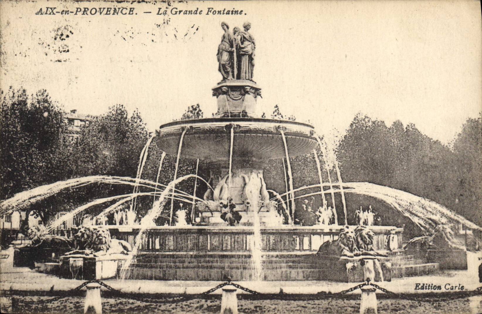 CPA Aix en Provence La Grande Fontaine 