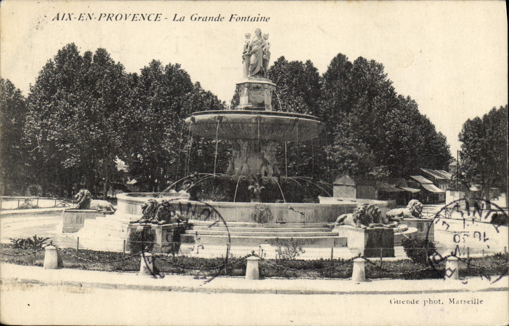 CPA Aix en Provence La Grande Fontaine 