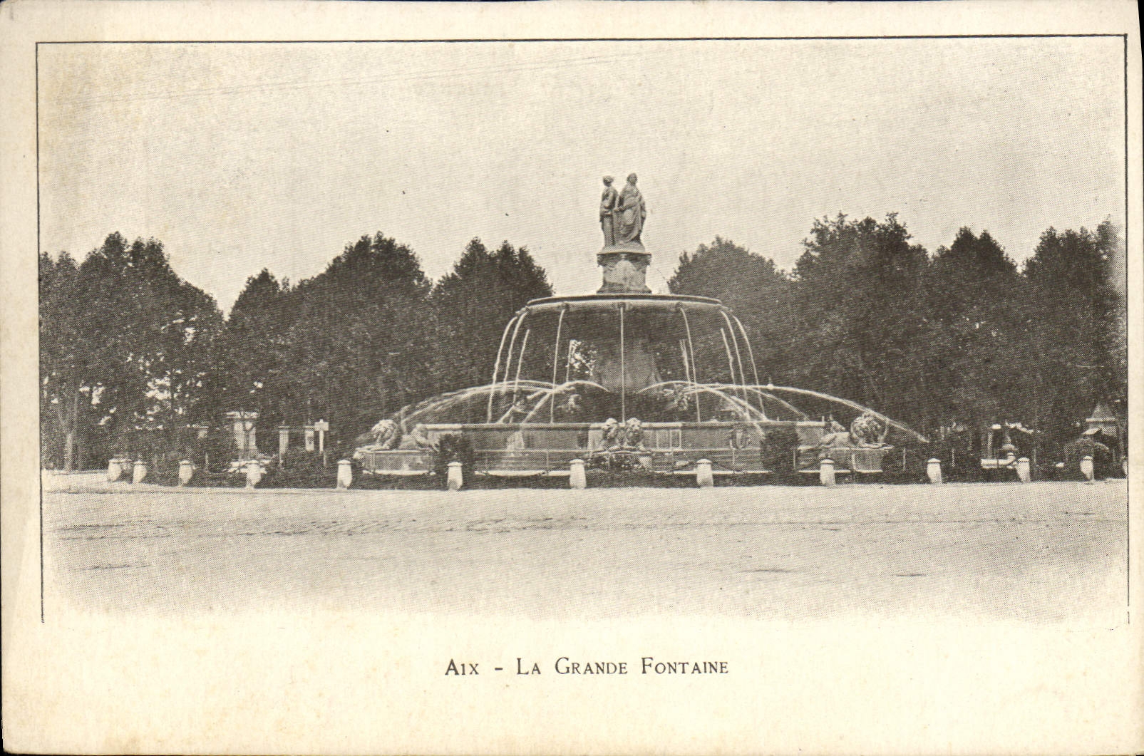 CPA Aix La Grande Fontaine 