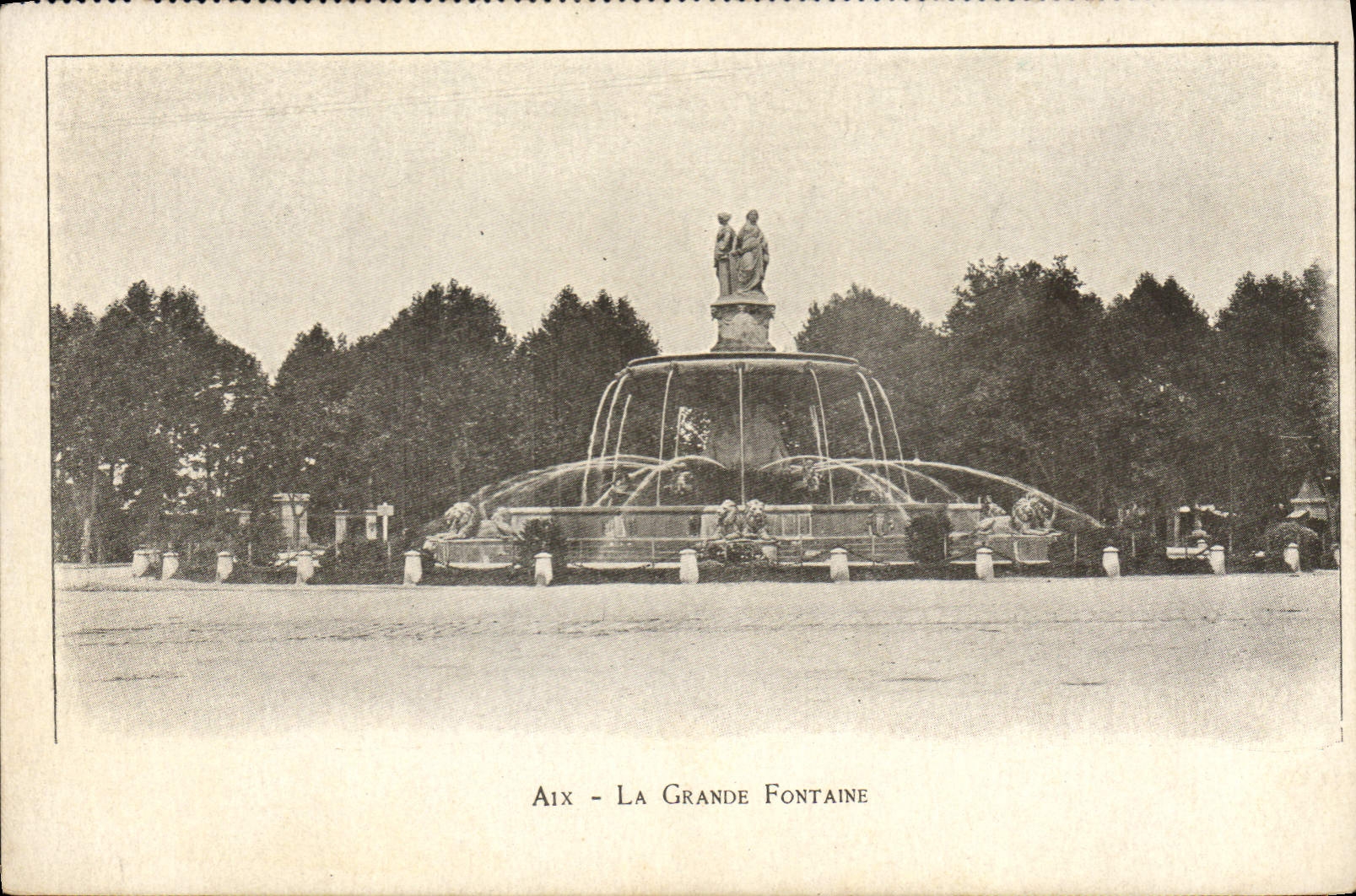 CPA Aix La Grande Fontaine 