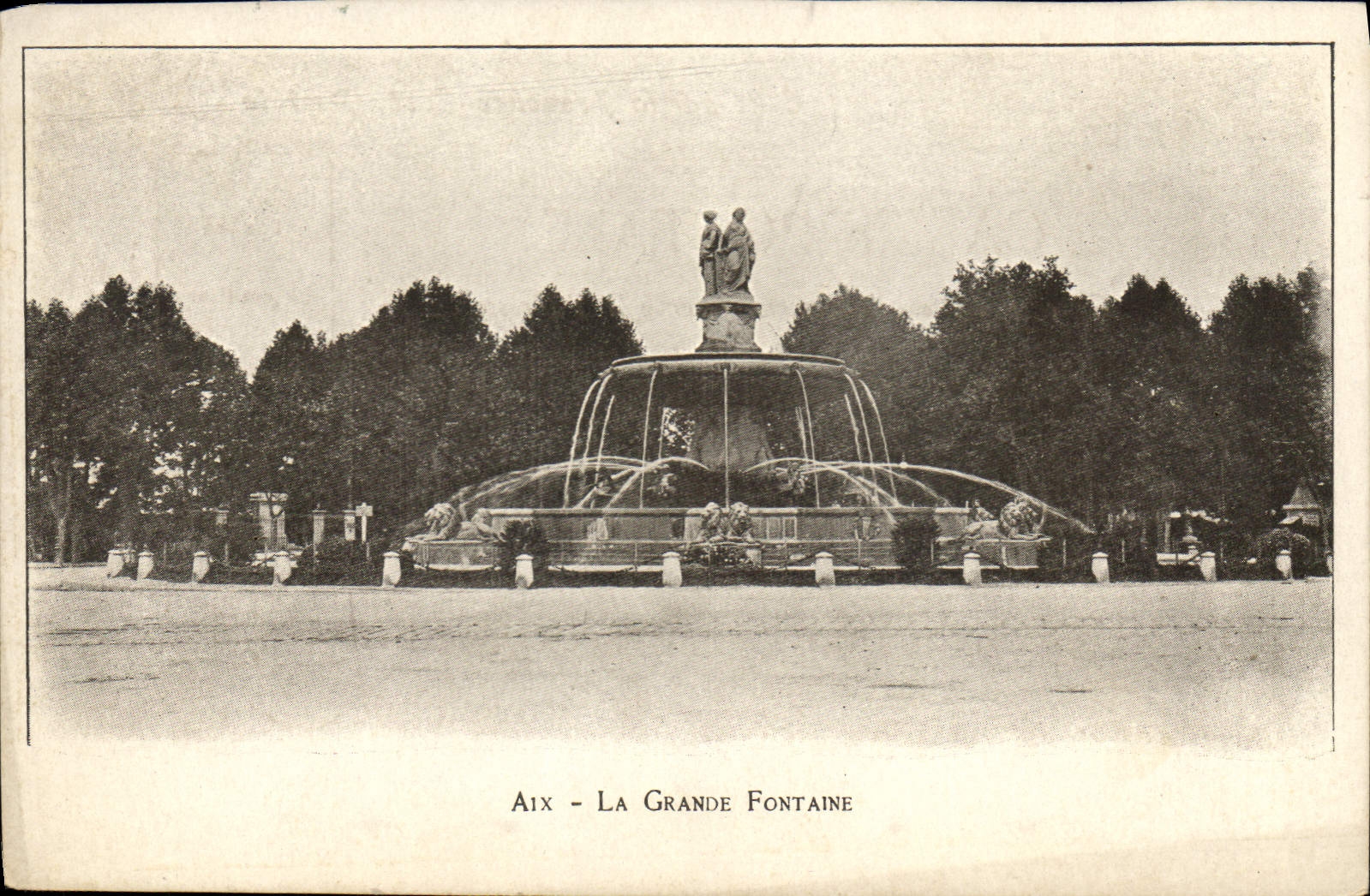 CPA Aix La Grande Fontaine 