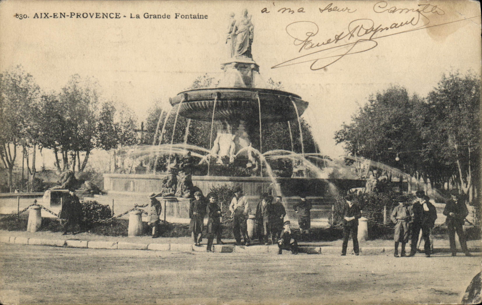 CPA Aix en Provence La Grande Fontaine 