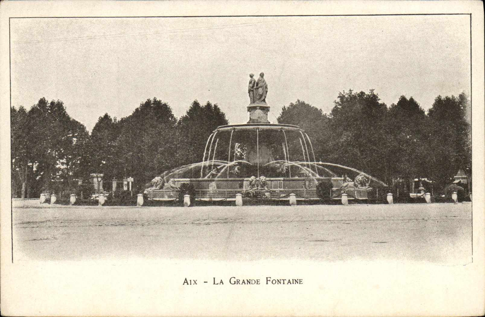 CPA Aix La Grande Fontaine 