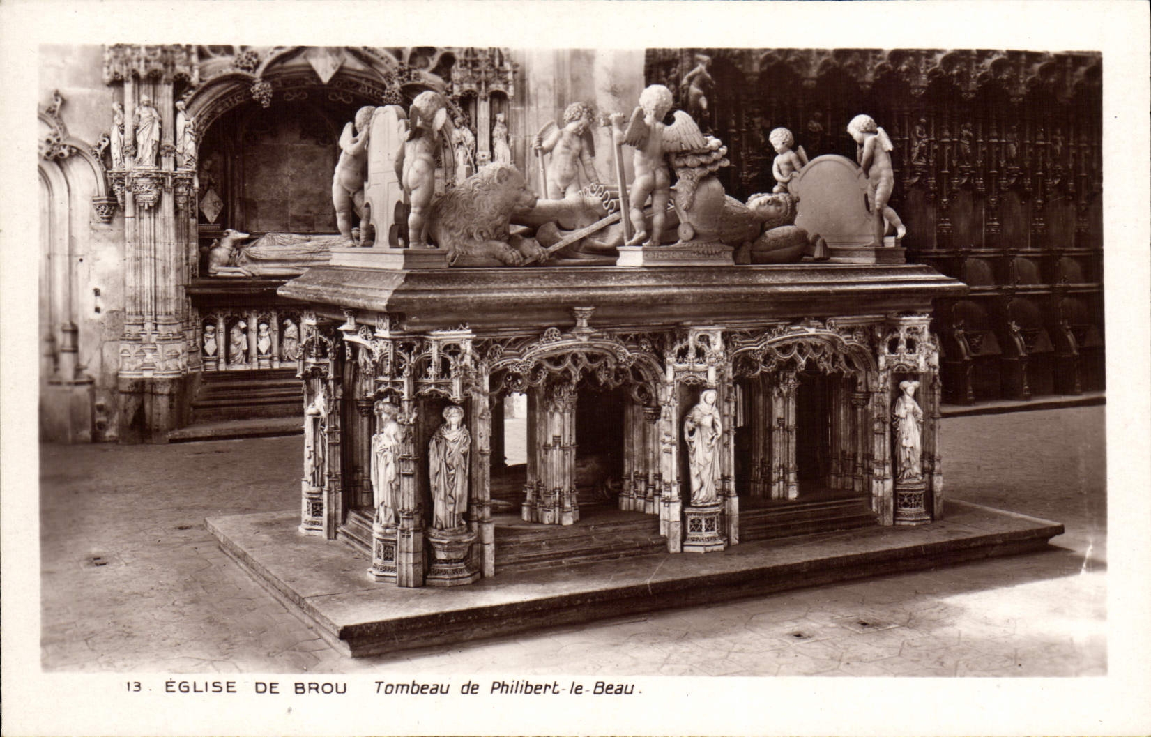 CPA Eglise de Brou Tombeau de Philibert le Beau 
