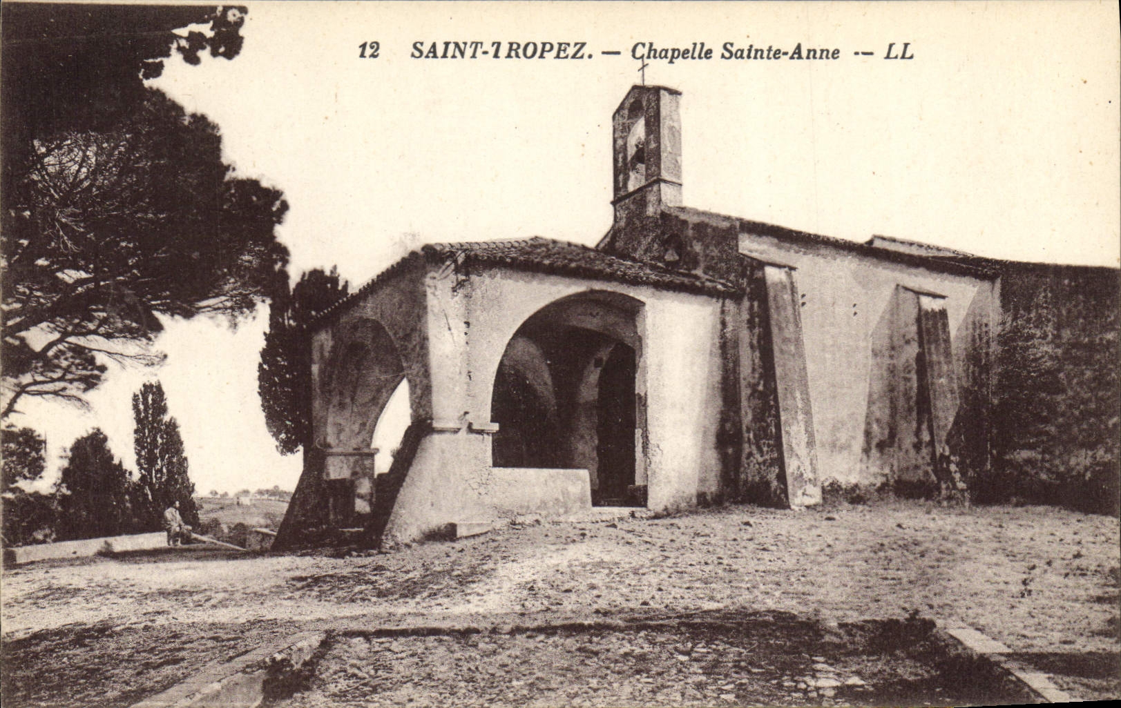 CPA Saint Tropez Chapelle Sainte Anne 