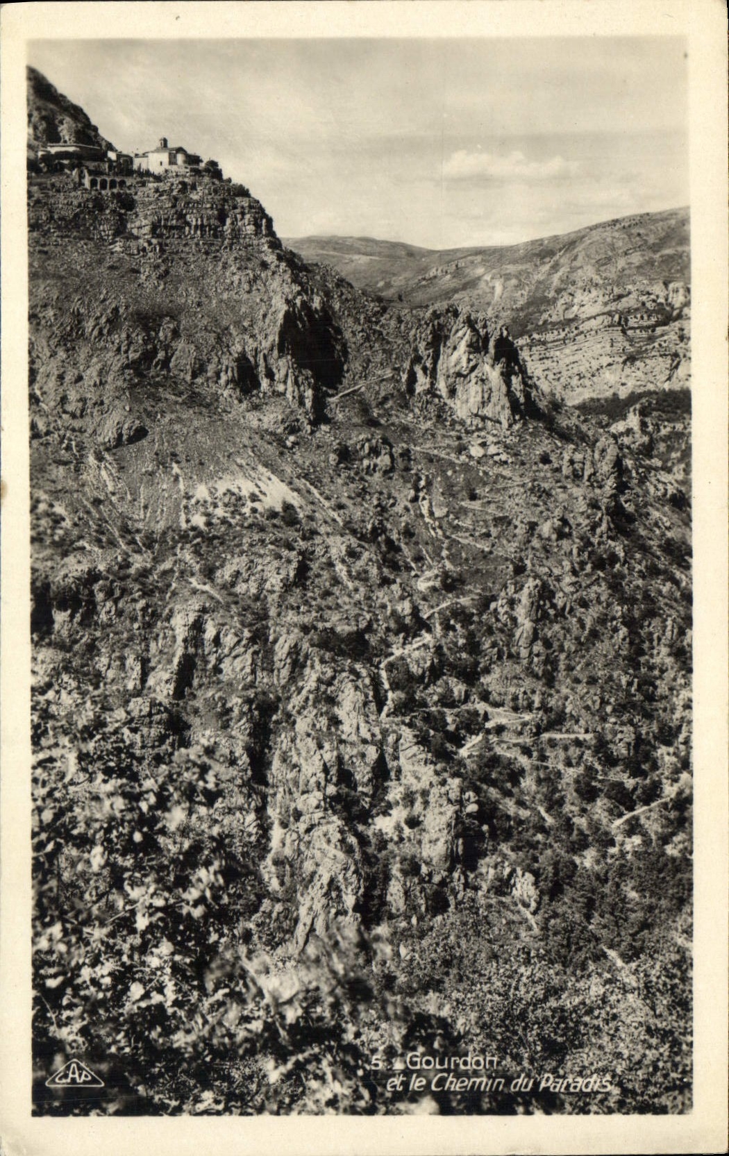 CPA Gourde et le Chemin du Paradis 