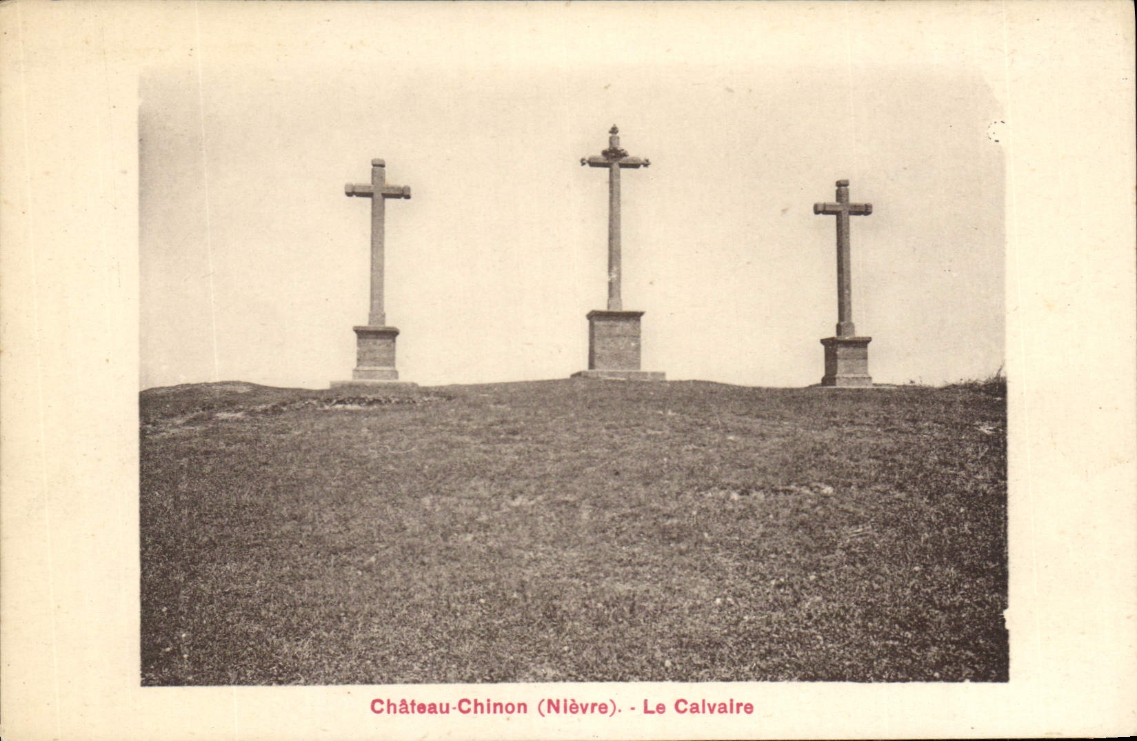 CPA Chateau Chichon Nievre Le Calvaire