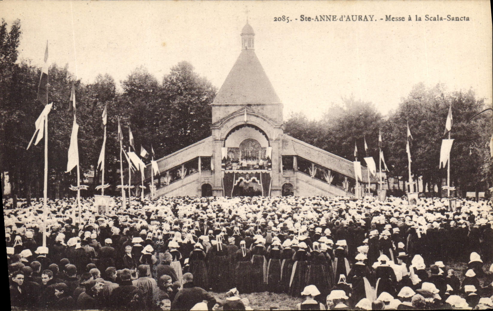 CPA Ste Anne d'Auray Musse a la Scala Sancta