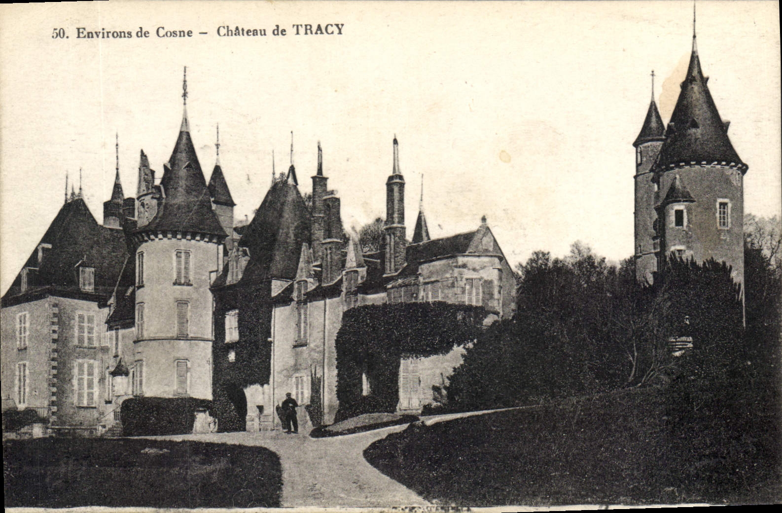CPA Environs de Cosne Chateau de Tracy 