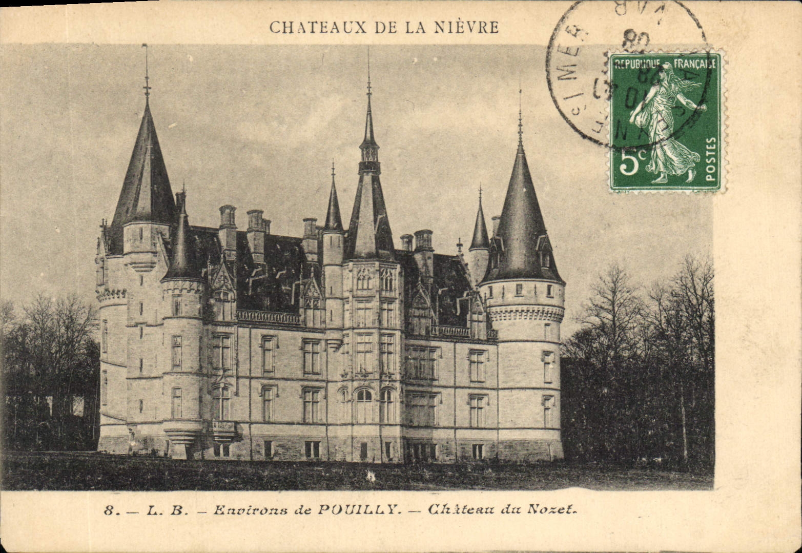 CPA Chateaux de la Nievre Environs de Pouilly Chateau du Nozet 