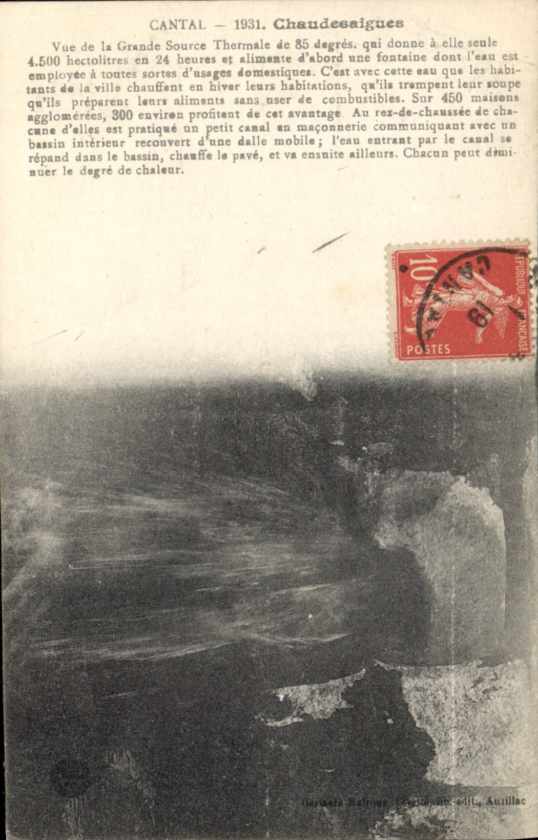 CPA Cantal Chaudesaigues 