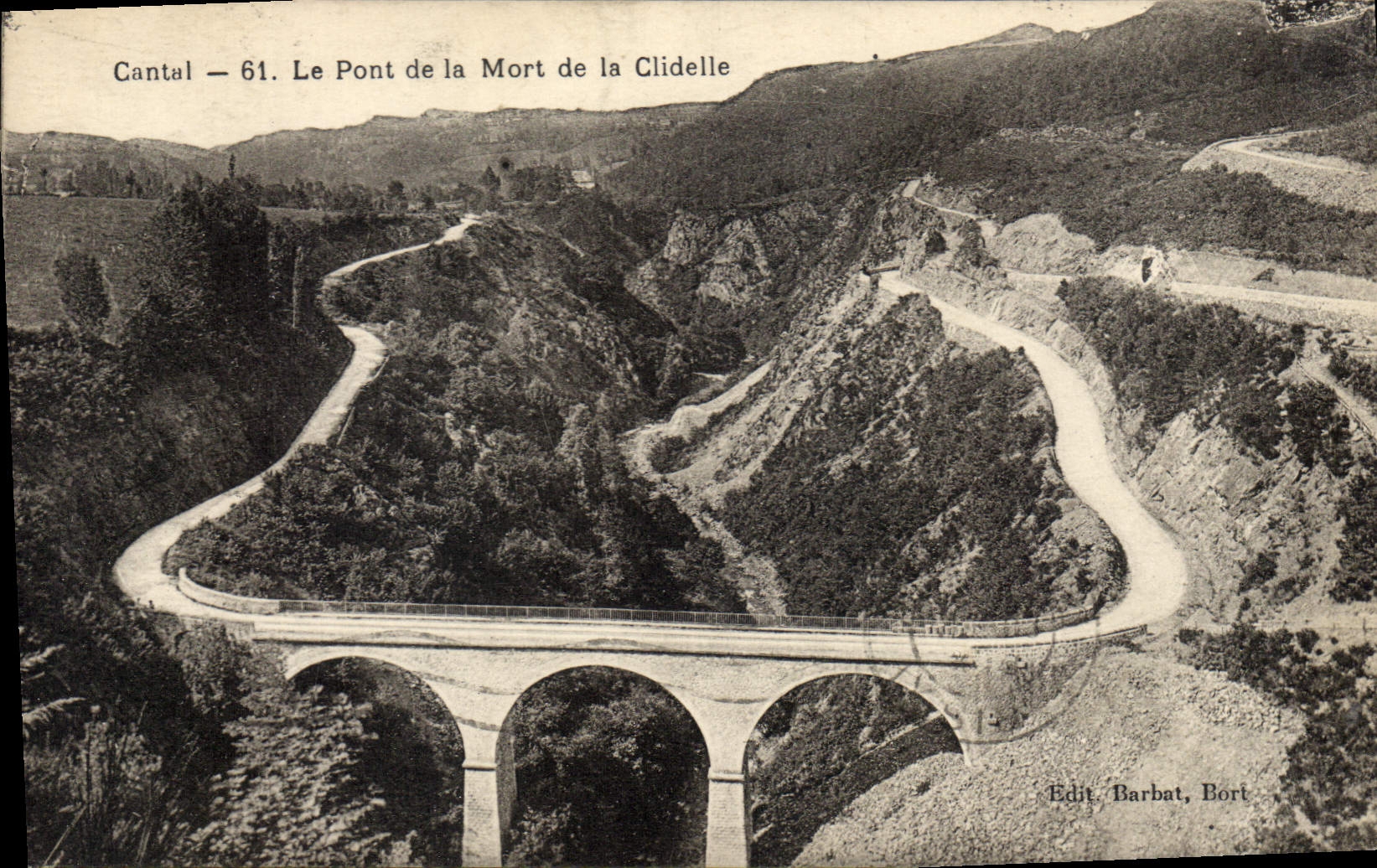 CPA Cantal Le Pont de la Mort de la Cidelle