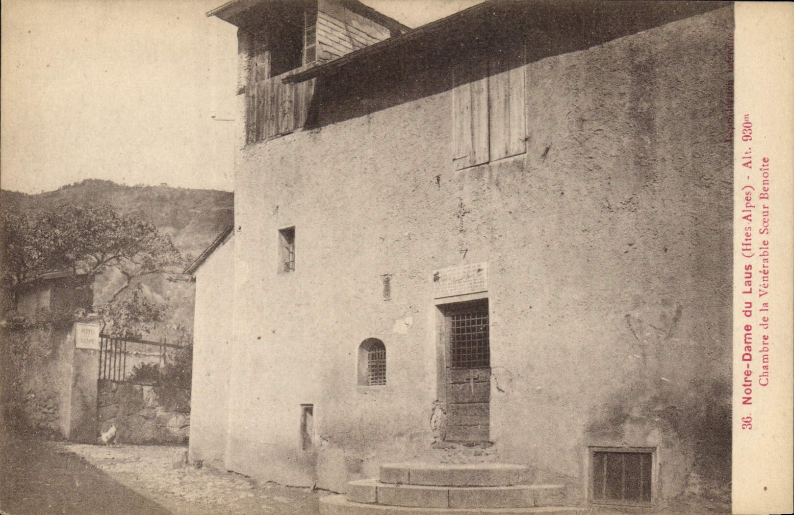 CPA Notre Dame du Laus Hautes Alpes Chambre de la Venerable Soeur Benoile