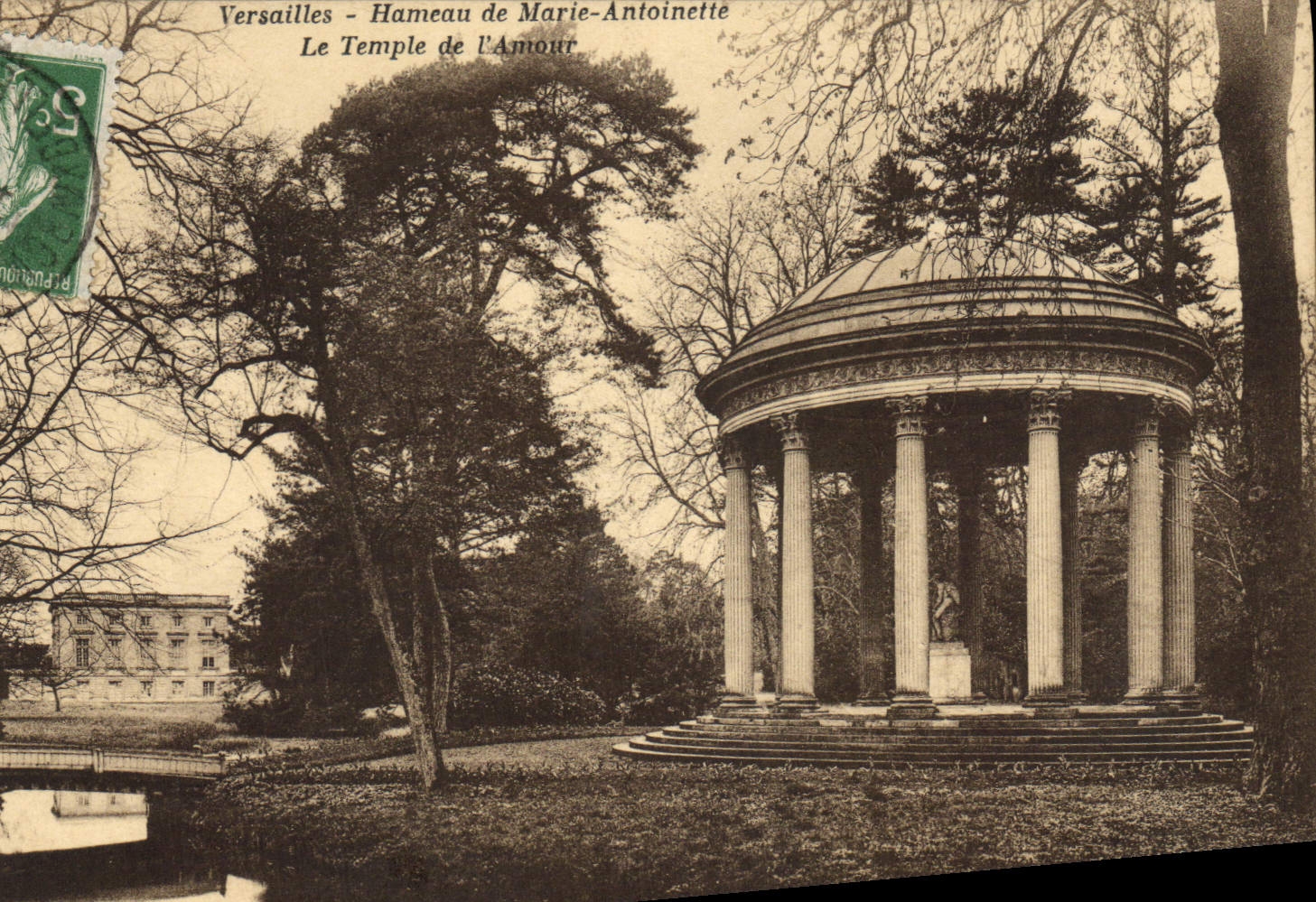 CPA Versailles Hameau de Marie Antoinette Le Tempe de l'Amour 